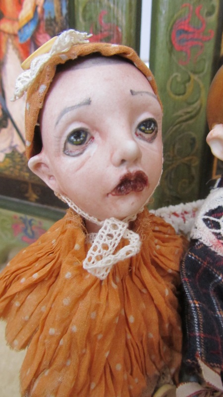 Коротенькая история жизни Печалек, авторских фарфоровых куколок (фото 7)