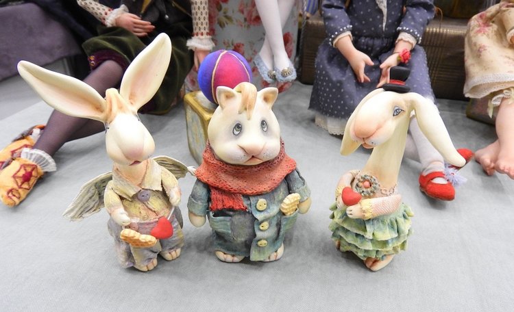 XV Международный осенний салон авторских кукол на Тишинке с 4 по 6 октября 2019 года в Москве - часть 2