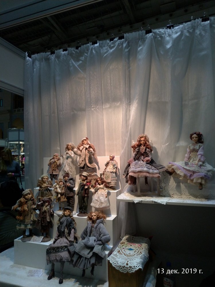 X Международная выставка "Искусство куклы" в Гостином дворе. Часть 1