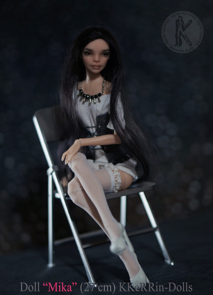 Шарнирная авторская кукла "Мика" (27см) от KKeRRin-Dolls (1часть)
