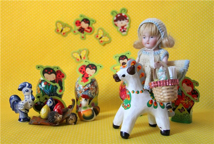 Пасхальные картинки — Домашние фото авторских игрушек: Тедди (фото 7)