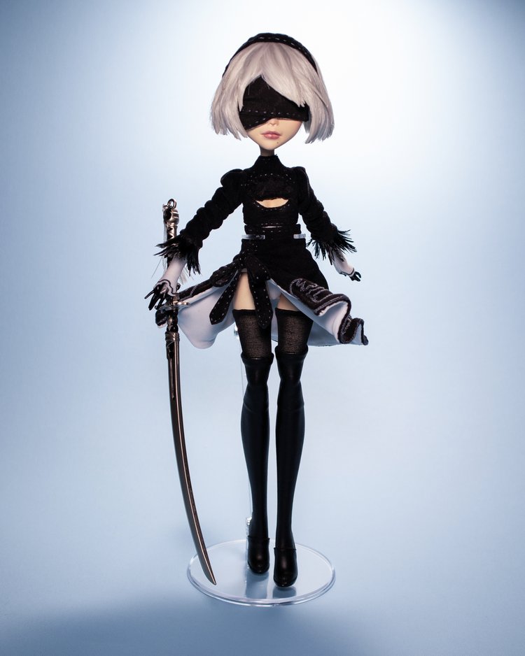 OOAK YoRHa No.2 Type B или 2B из NieR: Automata (фото 8)
