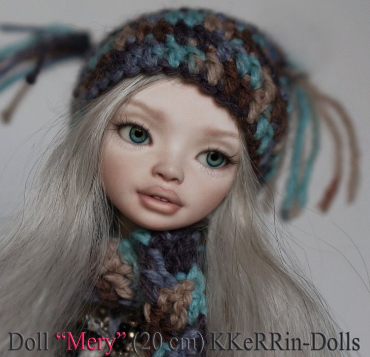 Шарнирная авторская кукла "Mery" (20см), от KKeRRin-Dolls