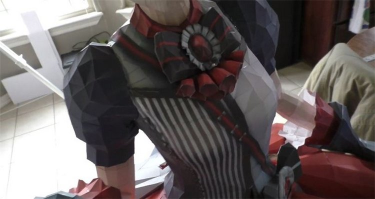 Бумажные скульптуры, papercraft