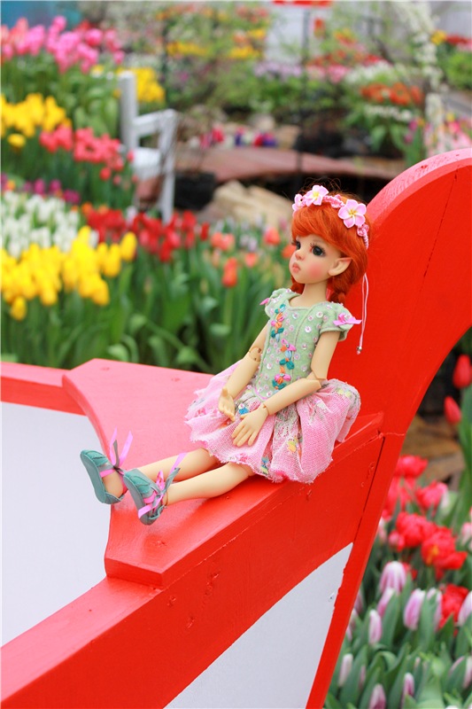 Тюльпановый Рай. Выставка тюльпанов в Твери. Mini Layla elf Sunkissed skin от Kaye Wiggs (фото 10)