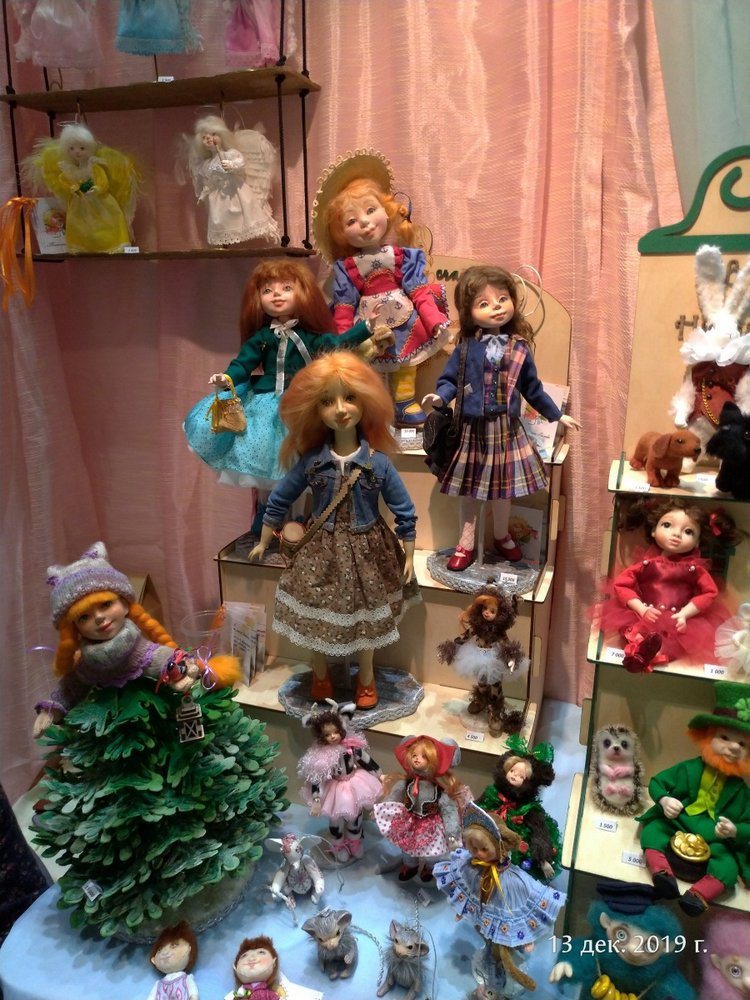 X Международная выставка "Искусство куклы" в Гостином дворе. Часть 2