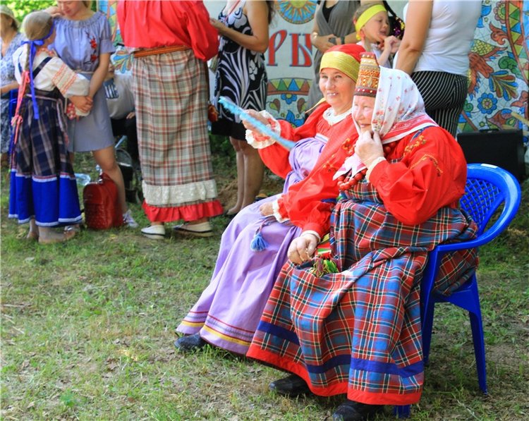 "Троицкие гуляния" в Василёво, 2019 год, заключительная часть. Архитектурно-этнографический музей под открытым небом Василёво