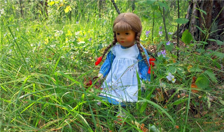 Путешествие Катрин. Katrin, Stoffpuppe Doll, Kathe Kruse