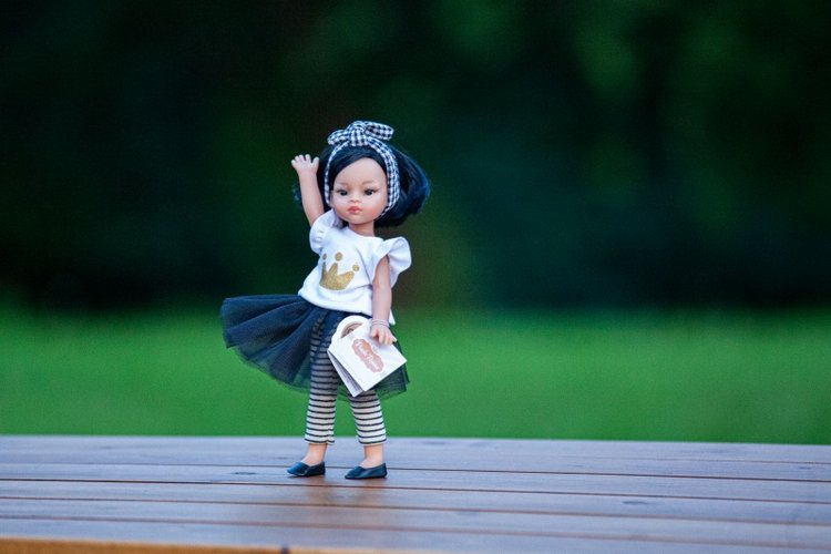 В гостях у STEPHA dolls! Biggers, Миниамигес, Вестида де Азул