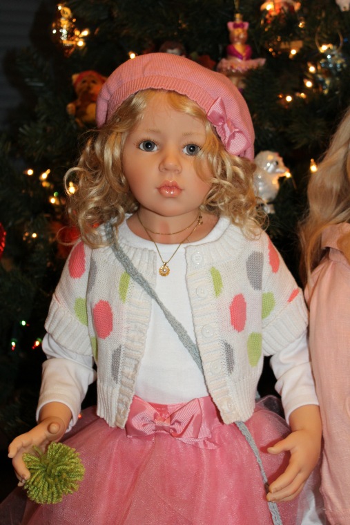 Новогодняя елка с моими куклами от Hildegard Gunzel