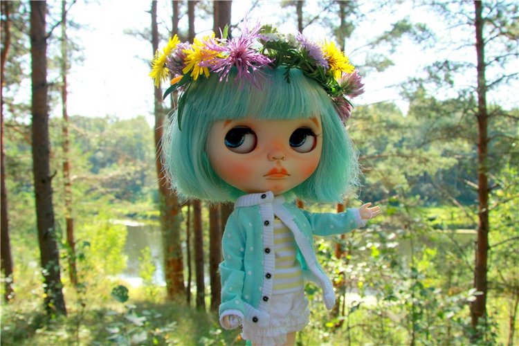 Инопланетянка Нийя. Custom Blythe Doll UFO Go Go Takara (фото 9)