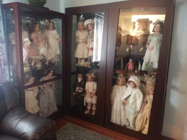 История о том, как я поставила кукол в витрину. Проект "За стеклом"