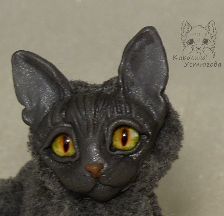 Миниатюрные серые Сфинксы