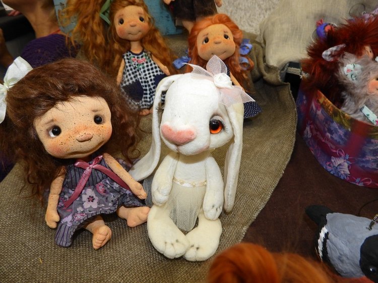 XV Международный осенний салон авторских кукол на Тишинке с 4 по 6 октября 2019 года в Москве - часть 2