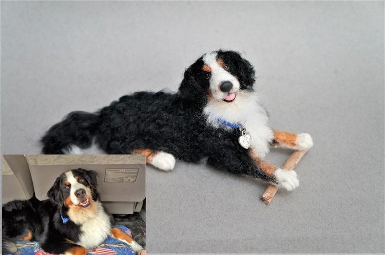 JanetsNeedleFelting - Авторские войлочные скульптуры домашних животных