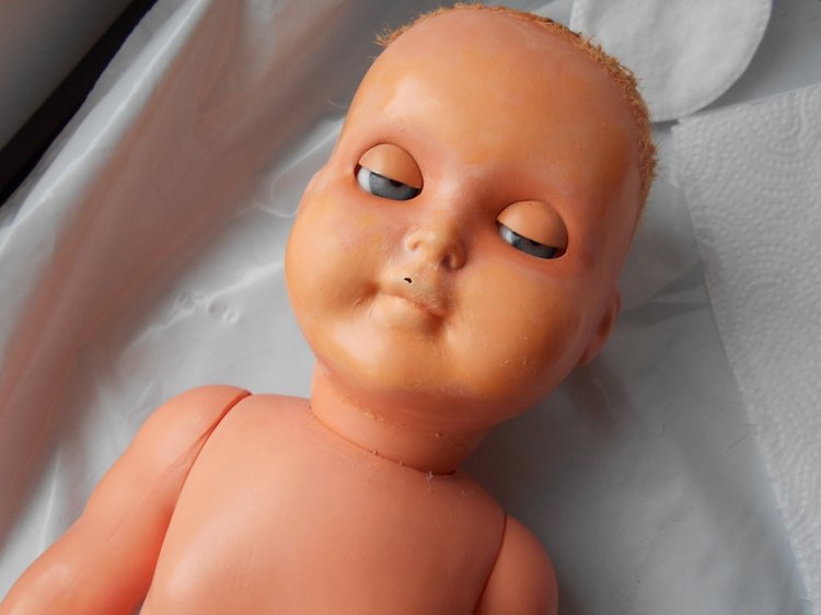 Агния, ангелочек — Ремонт и реставрация кукол: тело (фото 3)