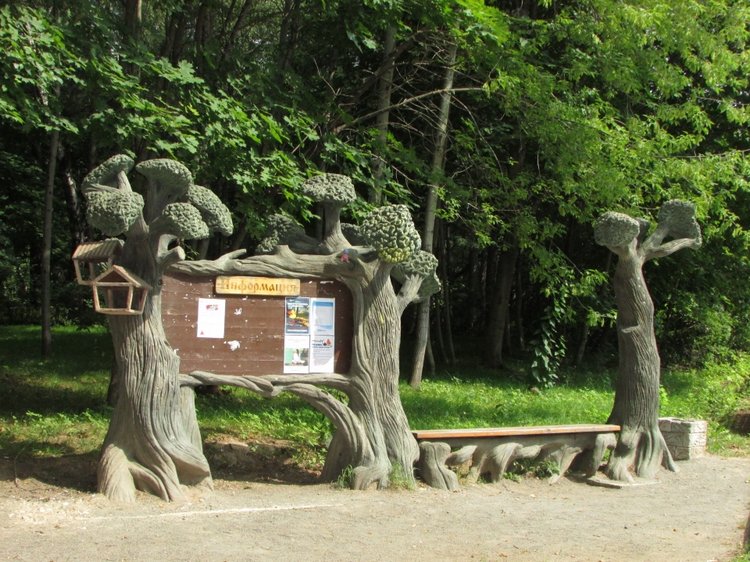 Малышня на прогулке в Бирюлёвском дендропарке