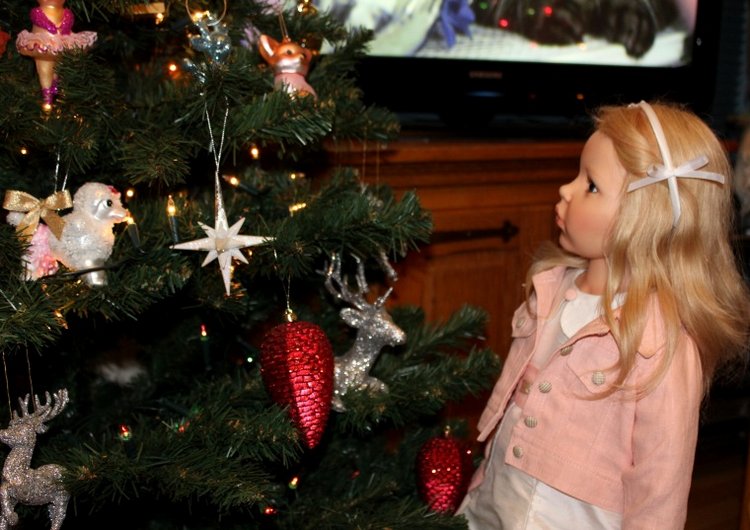 Новогодняя елка с моими куклами от Hildegard Gunzel (фото 3)