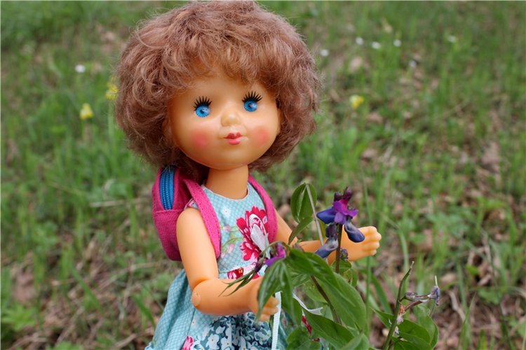 Женя-путешественница — Советские винтажные куклы (СССР): Ленигрушка