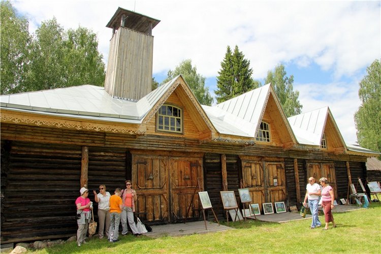 "Троицкие гуляния" в Василёво, 2017 год, продолжение. Архитектурно-этнографический музей под открытым небом "Василёво"