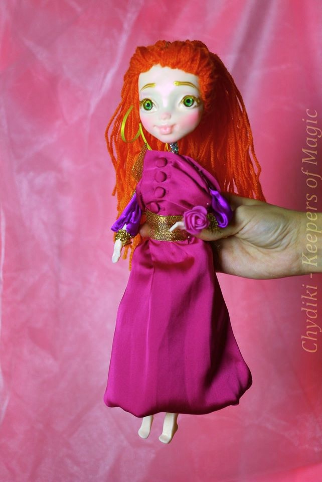 Chydiki - Fairy OOAK Art dolls, artist collectible fantasy clay toys - 6