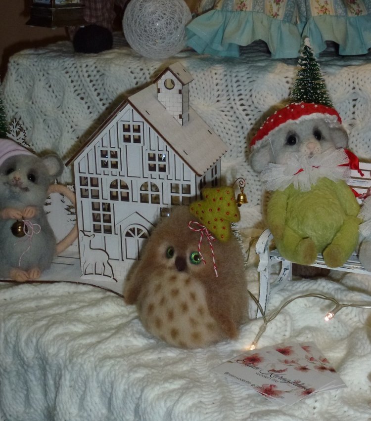 X Юбилейная выставка - Искусство Куклы (Гостиный Двор - 2019) - ЁЖИКИ и СОВУШКИ