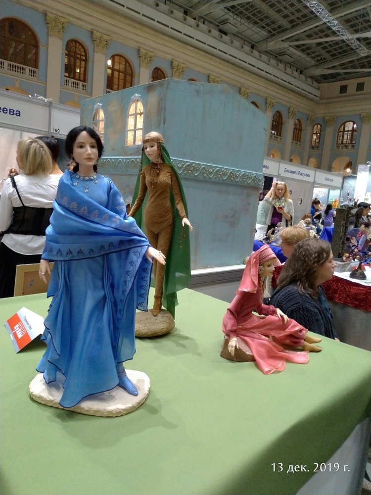 X Международная выставка "Искусство куклы" в Гостином дворе. Часть 2