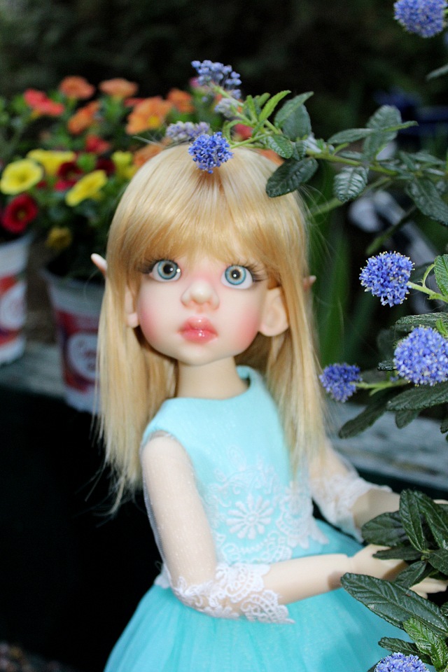 Талисса в весеннем саду — Куклы Kaye Wiggs (Кайе Виггс): авторские BJD (БЖД)