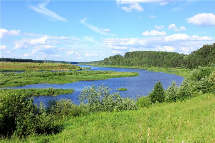 Путешествие Эли на красивый берег реки Волги