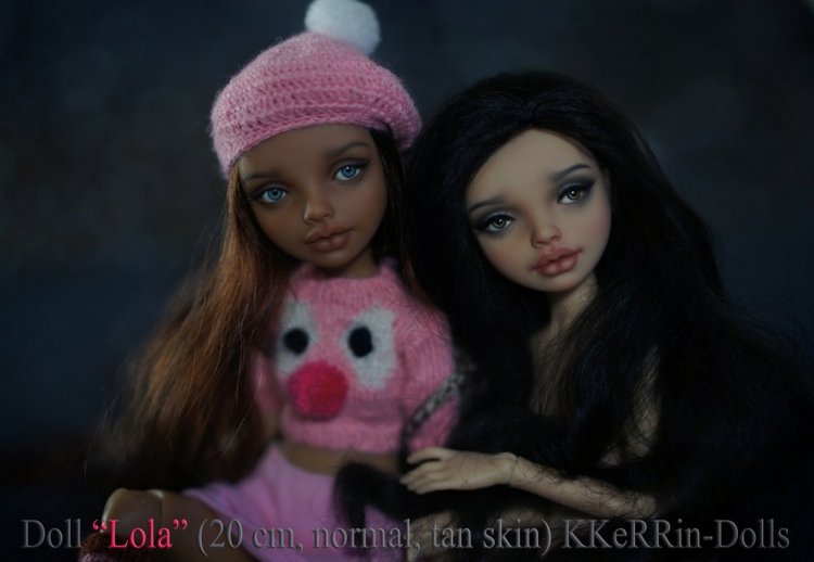 Шарнирная авторская кукла "Лола" (20см), от KKeRRin-Dolls (фото 2)