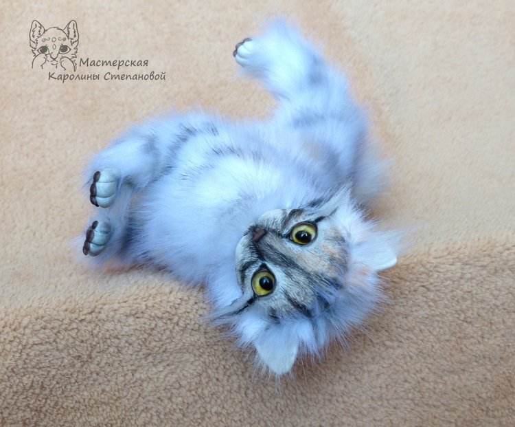 Кошечка Буся, портретная игрушка (фото 10)