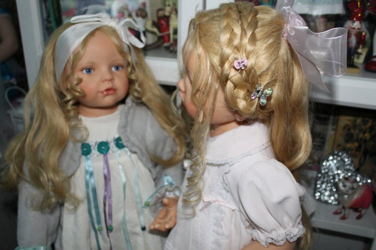 Две Фины, две сестрички — Куклы Hildegard Gunzel (Гюнцель) из винила: Gotz (фото 9)