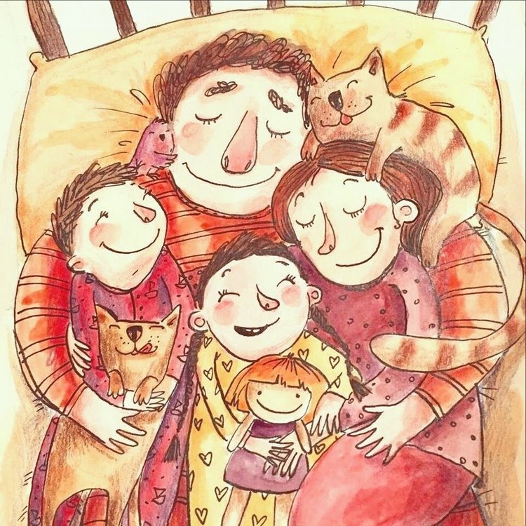 Домашнее пространство или представление о дружной семье