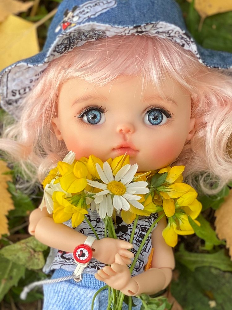 Варя в Березовой роще. Fabbi Chibbi Meadow dolls | Бэйбики Варя в Березовой роще. Fabbi Chibbi Meadow dolls