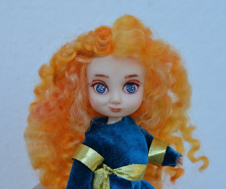 Принцесса Мерида и Бель - мои новые ооак (фото 4)