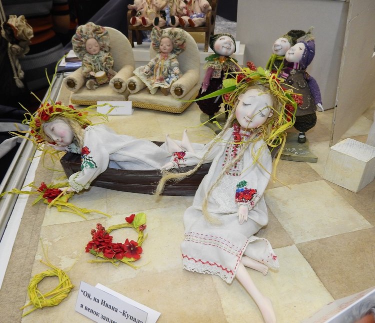 XV Международный осенний салон авторских кукол на Тишинке с 4 по 6 октября 2019 года в Москве - часть 1