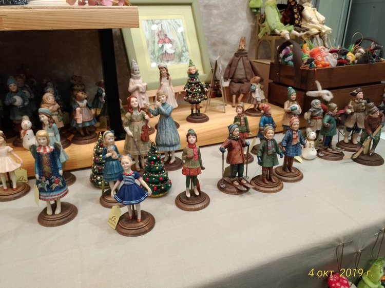 XV Международный Салон Авторских кукол на Тишинке моими глазами. Часть II