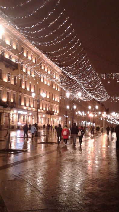 Предновогодний Петербург 2019, прогулка по Невскому проспекту