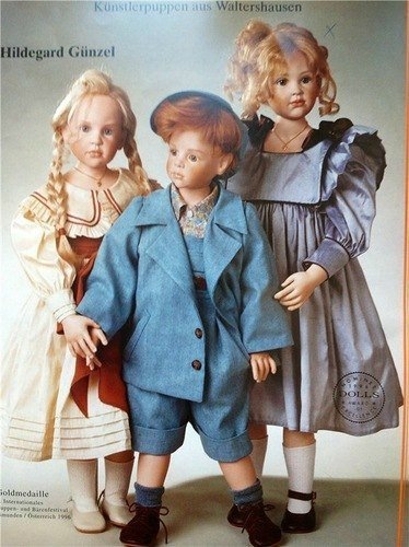 Мальчишки WPM — Куклы Hildegard Gunzel (Гюнцель) из винила: Gotz