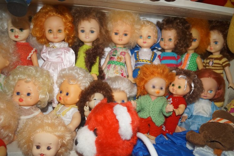 Свердловская фабрика игрушек. Все куклы и игрушки которые живут в моём музее