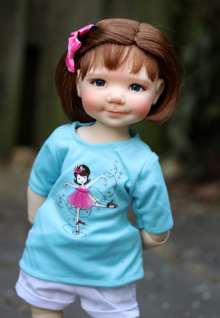 Предзаказ на Bayley (46 см) от Meadow dolls в цвете мед и тан (фото 3)