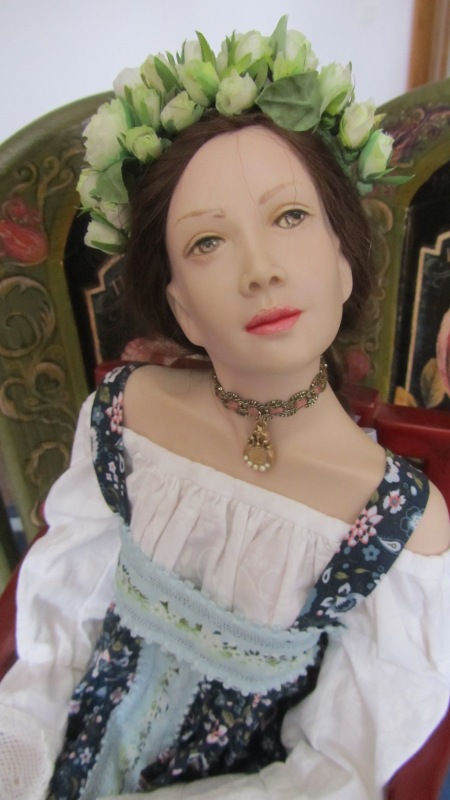 Образ русской красавицы для куклы Моники Мехлинг (фото 6)