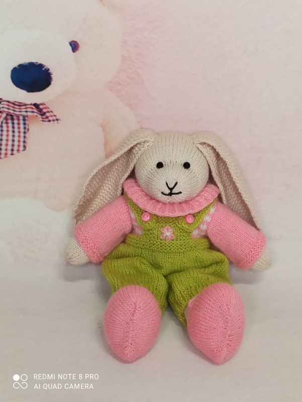 Заюшка — Вязаные игрушки и амигуруми: крючком