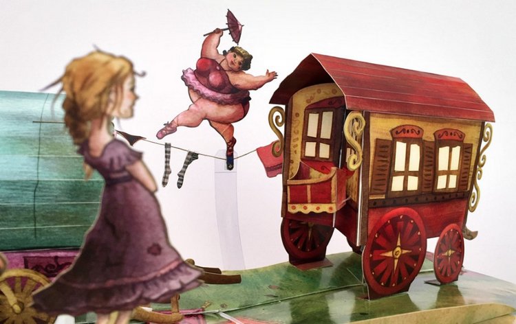 "Circus Zingaro" Pop-up Book