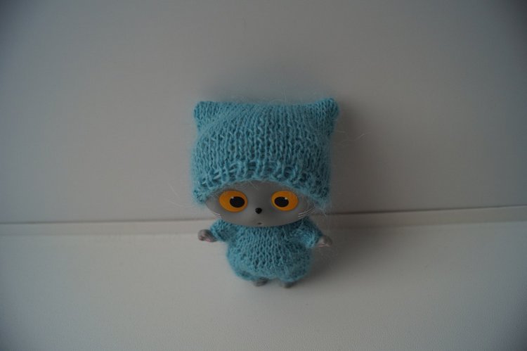 Связала милые одежки для мини Басика и Лили