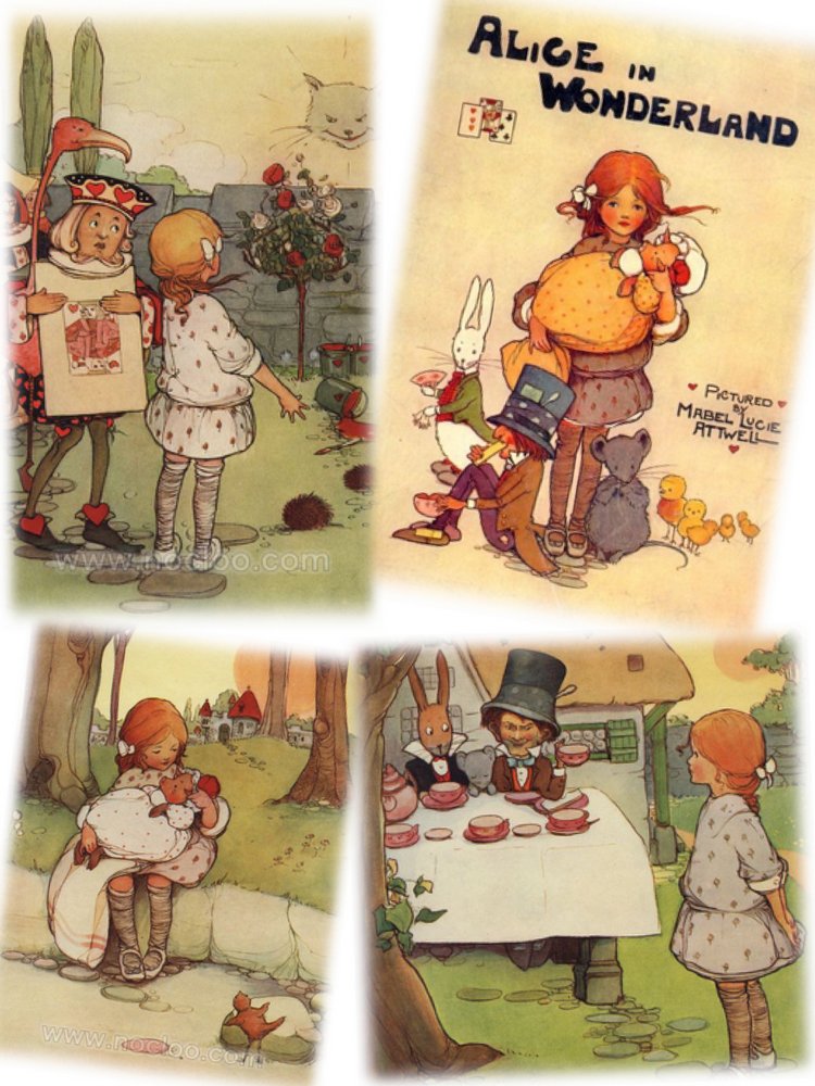 Beatrice Perini. Авторские работы ООАК из глины "терракота" - Mabel Lucie Attwell, часть 2