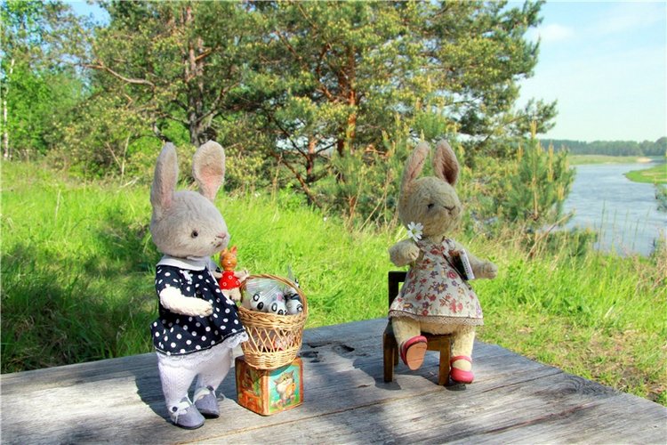 Заюшка Таточка. Авторская ручная работа Труничевой Ирины