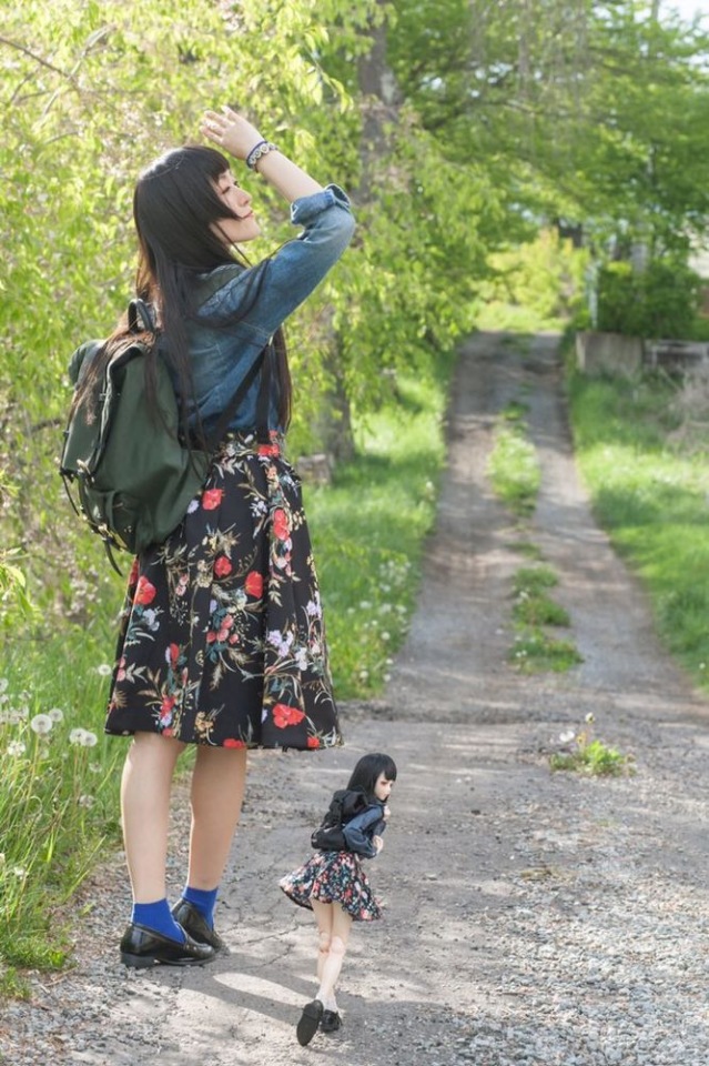 Необычный фотопроэкт Японской блогерши: Люди как куклы (фото 5)