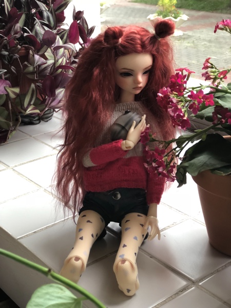 Корнелия с Хомой в кафе — Куклы Doll Chateau (Доллшато): BJD (БЖД) (фото 8)