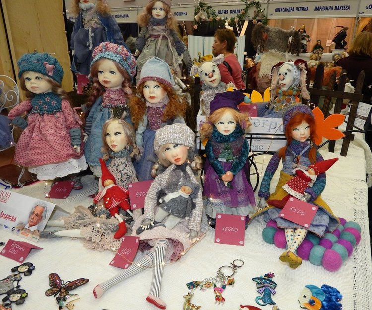 XV Международный осенний салон авторских кукол на Тишинке с 4 по 6 октября 2019 года в Москве - часть 3 (фото 6)